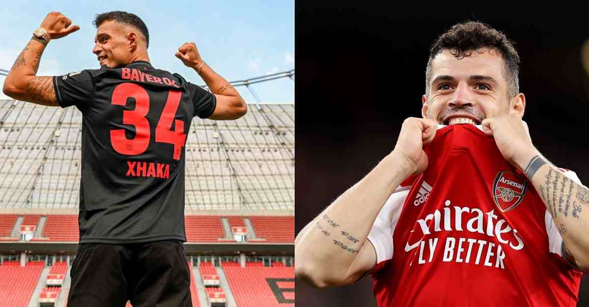 'That is not at all true': Granit Xhaka insists his wife wasn't the reason he departed Arsenal for Bayer Leverkusen