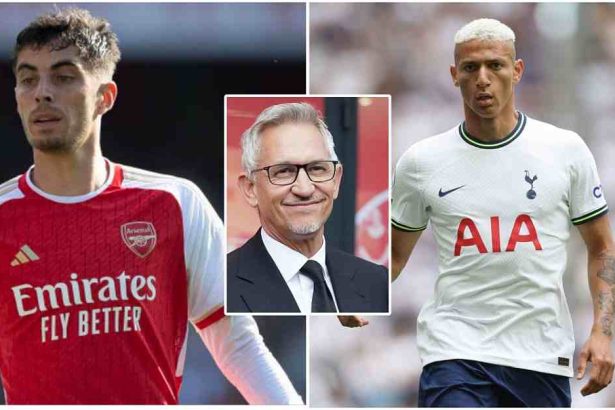 'I would personally put him first': Gary Lineker insists Kai Havertz is much better than Richarlison despite underperforming