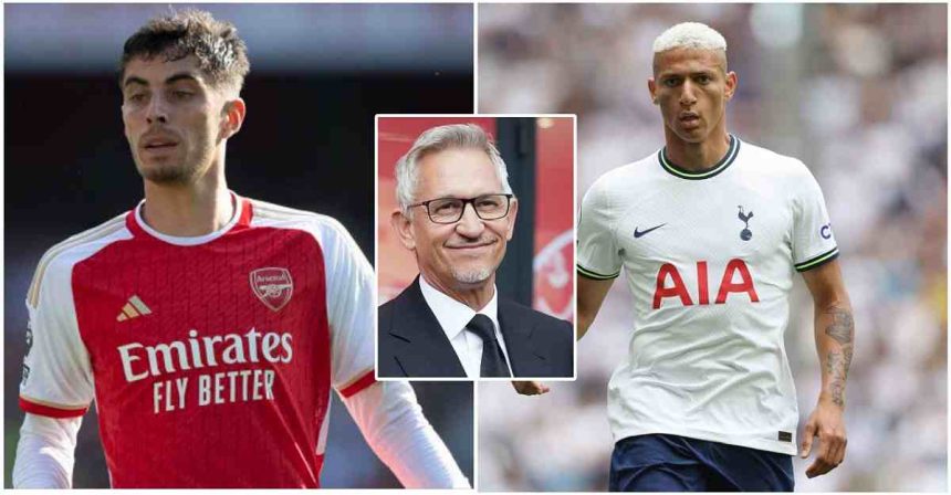 'I would personally put him first': Gary Lineker insists Kai Havertz is much better than Richarlison despite underperforming