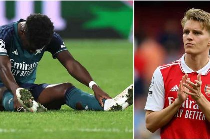 'We still have some great players': Skipper Martin Odegaard insists Arsenal can cope without injured Bukayo Saka