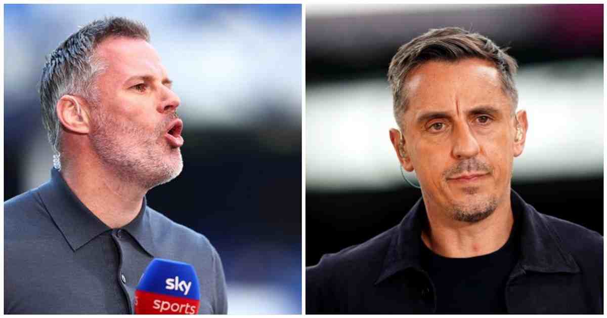 'Far more likely to win the league this season': Gary Neville disagrees with Carragher insisting Arsenal can win the league this season
