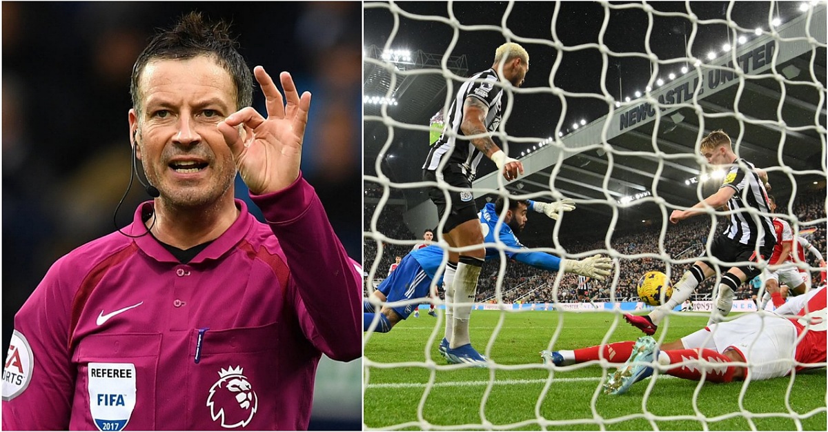 'Clearly pushed Gabriel': Ex referee Mark Clattenburg insists Newcastle's goal should have been chopped off