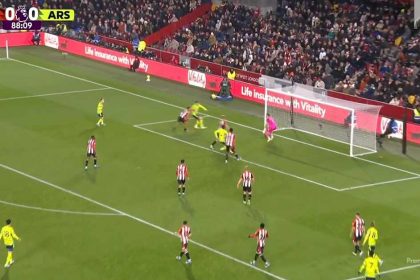 Watch: Kai Havertz comes on as a sub and scores his first EPL goal from open play to win it for Arsenal against Brentford
