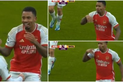 Watch: Gabriel Jesus stunned reaction to Zinchenko's pass to Odegaard for Arsenal's second goal